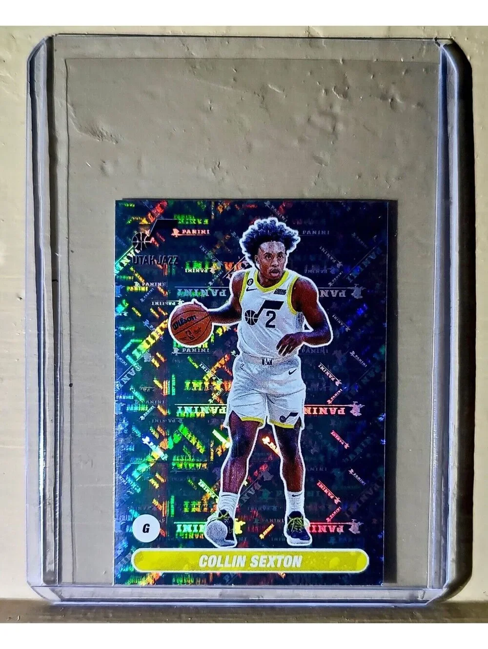 2023-24 Collin Sexton Panini NBA Basketball #478 Sticker Utah Jazz